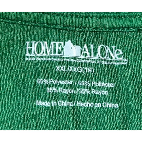 Home Alone Women’s Funny Christmas Tee Shirt Top Size XXL - Picture 3 of 3